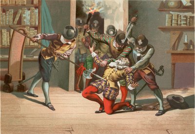 Dood van Ramus door Josep or Jose Planella Coromina
