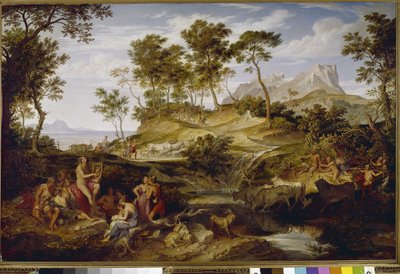 Apollo onder de Thessalische herders door Joseph Anton Koch
