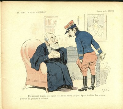 illustratie uit Album of the Intransigent: Het jaar 1900 (druk) door Joseph Belon