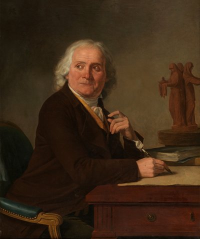 Portret van Jean Durameau door Joseph Benoît Suvée
