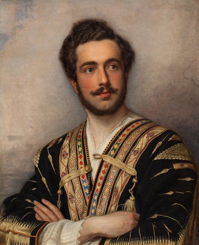 Portret van prins Grigory Grigorievich Gagarin 1810-1893, 1837-1839 door Joseph Carl Stieler
