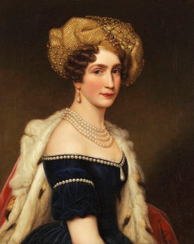 Prinses Augusta van Beieren (1788-1851), Hertogin van Leuchtenberg, c. 1825 door Joseph Carl Stieler