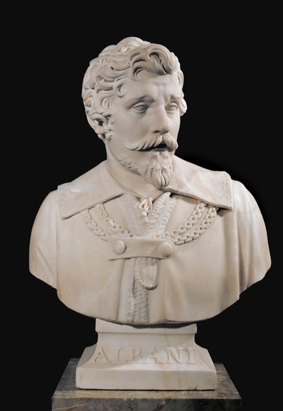 Portret van de schilder Francesco Albani ... door Joseph Chinard
