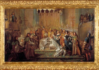 Doop van de dauphin Louis, zoon van Lodewijk XIV door Joseph Christophe