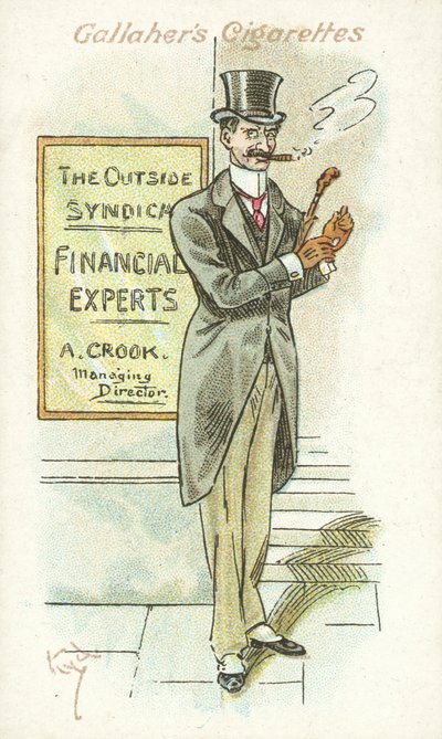 Aanbidders van de tabak Nr. 33 door Joseph Clayton (1856 1937) Clarke