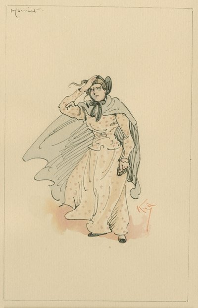 Miss Harriet Carker door Joseph Clayton Clarke