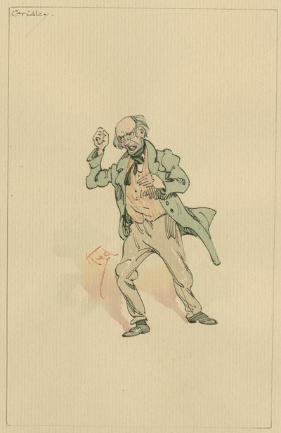 Mr Gridley, ca. 1920s door Joseph Clayton Clarke
