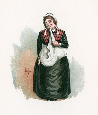 Mevrouw Bardell, illustratie uit 