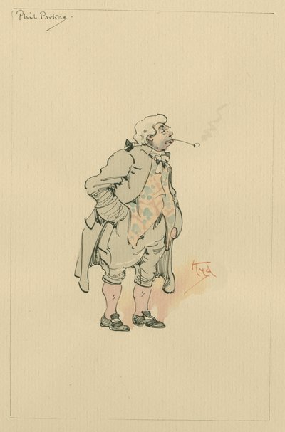 Phil Parkes, c.1920s door Joseph Clayton Clarke