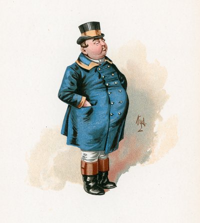 De dikke jongen, illustratie uit 
