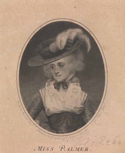 Miss Mary Palmer door Joseph Collyer