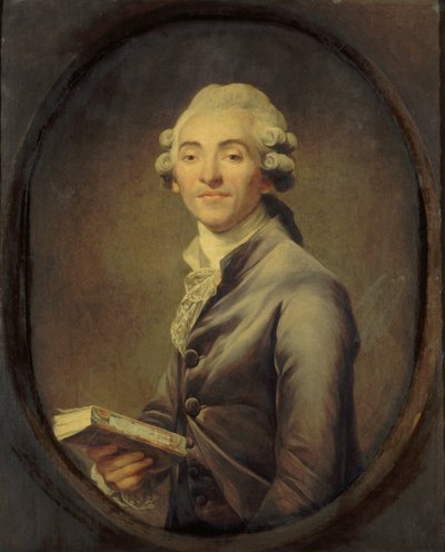 Bernard-Germain-Etienne de la Ville-sur-Illon, graaf van Lacépède 1756-1815, ca. 1785 door Joseph Ducreux
