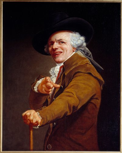 Zelfportret van de kunstenaar als spotter door Joseph Ducreux