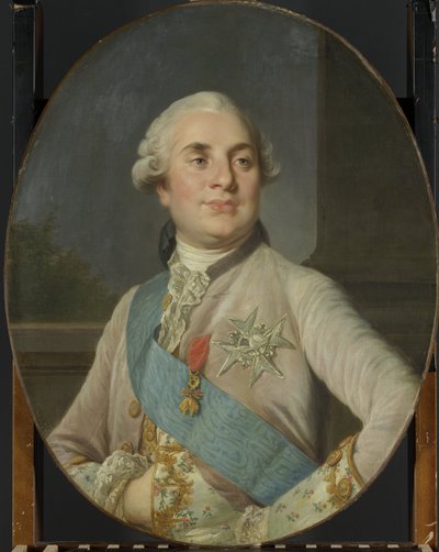 Portret van Lodewijk XVI, koning van Frankrijk door Joseph Duplessis (workshop of)