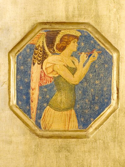 Engel met een kruis (detail) door Joseph Edward Southall