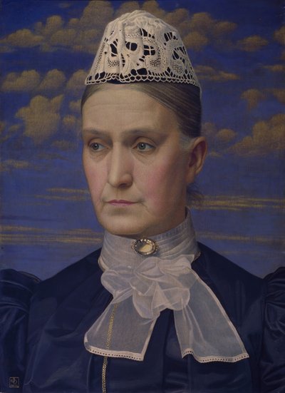 Portret van de moeder van de kunstenaar, 1902 door Joseph Edward Southall
