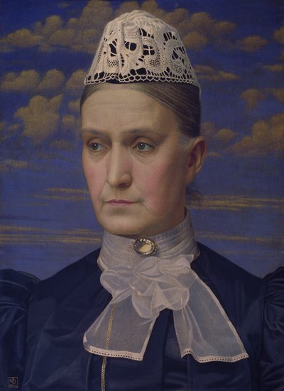 De moeder van de kunstenaar door Joseph Edward Southall
