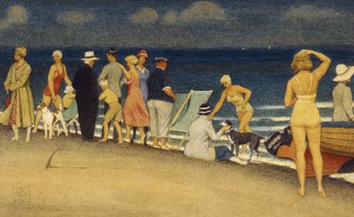 De Dagjesmensen door Joseph Edward Southall