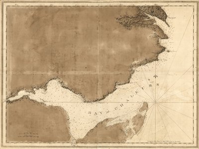 De Atlantische Neptunus, gepubliceerd voor gebruik van de Koninklijke Marine van Groot-Brittannië door Joseph F. W. Des Barres