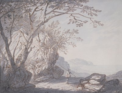 Uitzicht nabij Hastings, Sussex door Joseph Farington