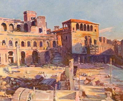 Rome: De Markt van Trajanus door Joseph Felix Bouchor
