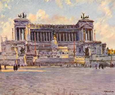 Rome: Het Monument van Victor-Emmanuel door Joseph Felix Bouchor
