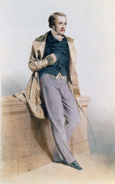 Henri Charles Ferdinand Marie Dieudonne de France, Hertog van Bordeaux, Graaf van Chambord door Joseph Felon