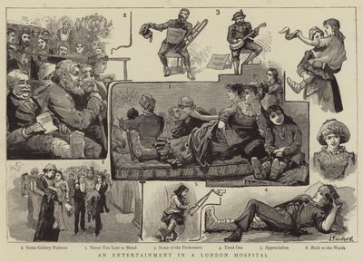Een vermaak in een Londens ziekenhuis door Joseph Finnemore