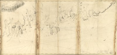 (Kust van Maine van Moose Cove tot Gouldsboro Bay. LOC 77692978 door Joseph Frederick Barres