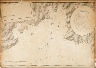 De rivier St. John door Joseph Frederick Wallet DesBarres