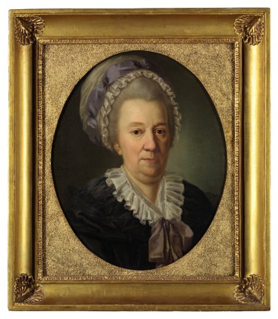 Portret van Prinses Yekaterina Ivanovna Cherkasova 1727-1797, geboren Hedvig Elisabeth von Biron, 1781 door Joseph Friedrich August Darbes
