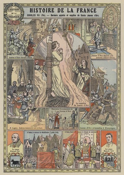 De laatste daden en executie van Jeanne d