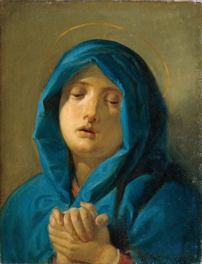 Hoofd van Madonna door Joseph Hasslwander