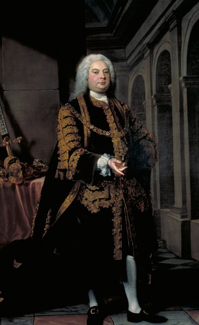 Sir John Barnard, Lord Mayor 1737, 1738 door Joseph Highmore
