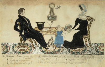 Familie William Pender door Joseph Hilliard Davis