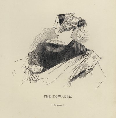 Kenny Meadows: De Weduwe (gravure) door Joseph Kenny (after) Meadows