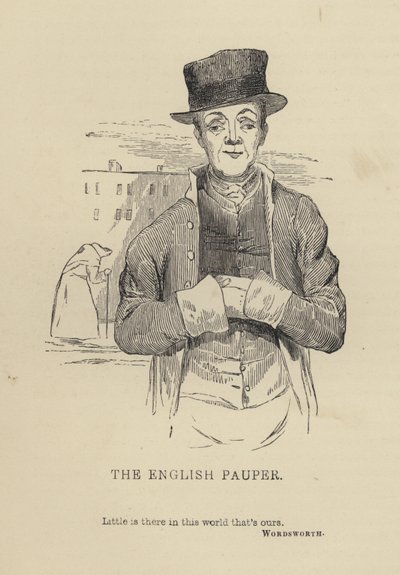 Kenny Meadows: De Engelse Arme (gravure) door Joseph Kenny (after) Meadows