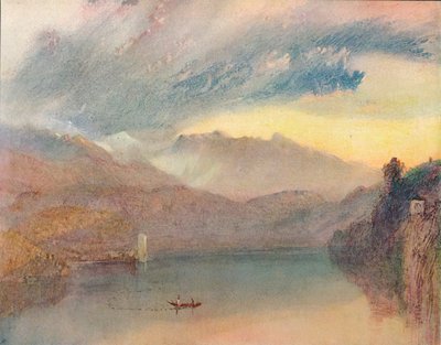 Een Zwitsers meer, 1909 door Joseph Mallord William Turner
