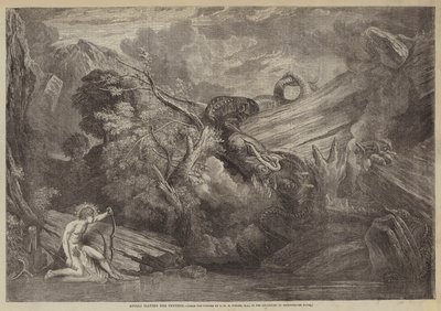 Apollo doodt de Python door Joseph Mallord William Turner