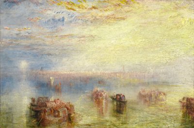 Venetië naderen door Joseph Mallord William Turner