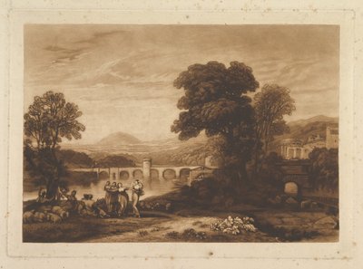 Apuleia op zoek naar Apuleius ongepubliceerde plaat, Liber Studiorum, 1813-23 door Joseph Mallord William Turner
