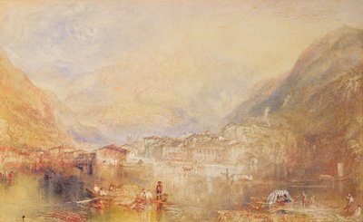 Brunnen vanaf het Meer van Luzern, 1845 door Joseph Mallord William Turner