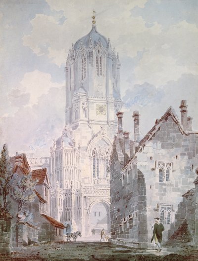 Christ Church, Oxford, 1795 door Joseph Mallord William Turner