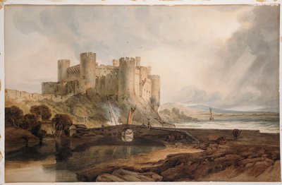 Kasteel Conway, ca. 1802 door Joseph Mallord William Turner