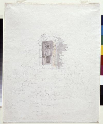 Kruis bij de ingang van Hereford door Joseph Mallord William Turner