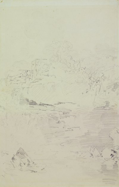 Watervallen van de Clyde, c.1801 door Joseph Mallord William Turner