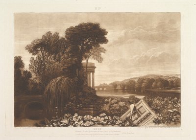 Isis Liber Studiorum, deel XIV, plaat 68, 1 januari 1819 door Joseph Mallord William Turner