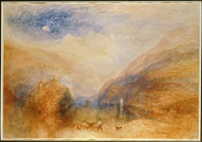 Meer van Brienz ... (aquarel op papier) door Joseph Mallord William Turner