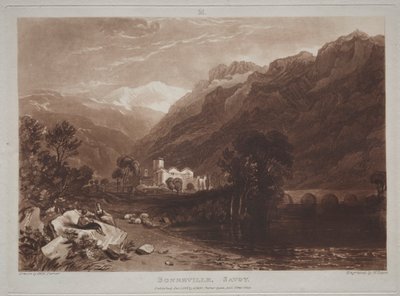 Bonneville, Savoye door Joseph Mallord William Turner