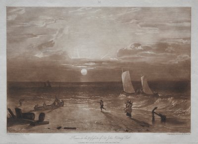 Liber Studiorum: Mildmay Zeegezicht door Joseph Mallord William Turner